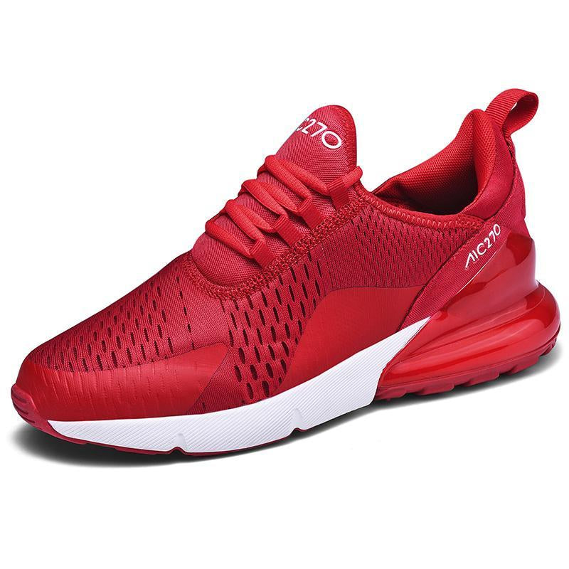 Breathable Cross-Training Shoes for Fitness Freaks – HIIT, Yoga & Gym Sessions Black and Red