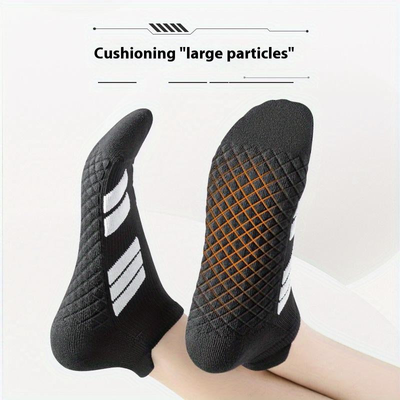 6 Pairs of Sports No Show Socks for Man and Woman, Ankle Socks with Terry Soles Offer Shock Absorption and Wear Resistance, White Daily Socks That Are Sweat - Absorbing and Breathable, Valentine'S Day Gift, New Arrivals for Spring and Summer