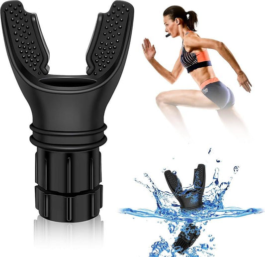 Portable Breathing Trainer with Adjustable Resistance Settings for Enhanced Strength and Endurance, Exercise Trainer - Lightweight, Easy to Clean