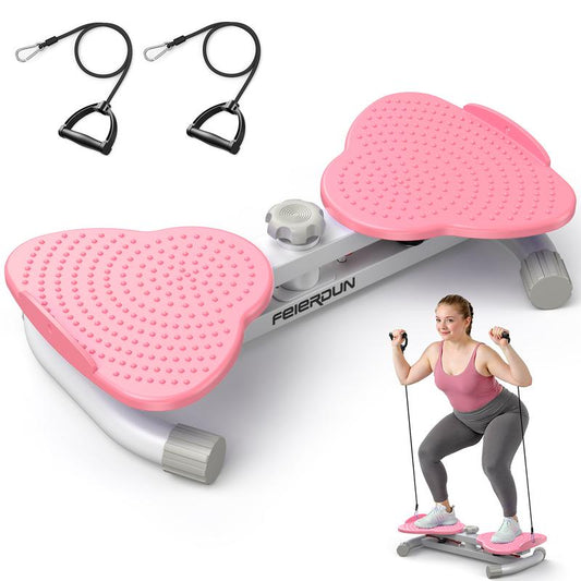 【Fathersdaygift】Feierdun Waist Twister Machine – Silent & Non-Slip Ab Board for Core Strength, Slim Waist & Toned Abs – Home Gym Aerobic Exercise Equipment for Women, Supports 350 Lbs
