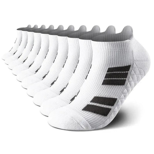 6 Pairs of Sports No Show Socks for Man and Woman, Ankle Socks with Terry Soles Offer Shock Absorption and Wear Resistance, White Daily Socks That Are Sweat - Absorbing and Breathable, Valentine'S Day Gift, New Arrivals for Spring and Summer